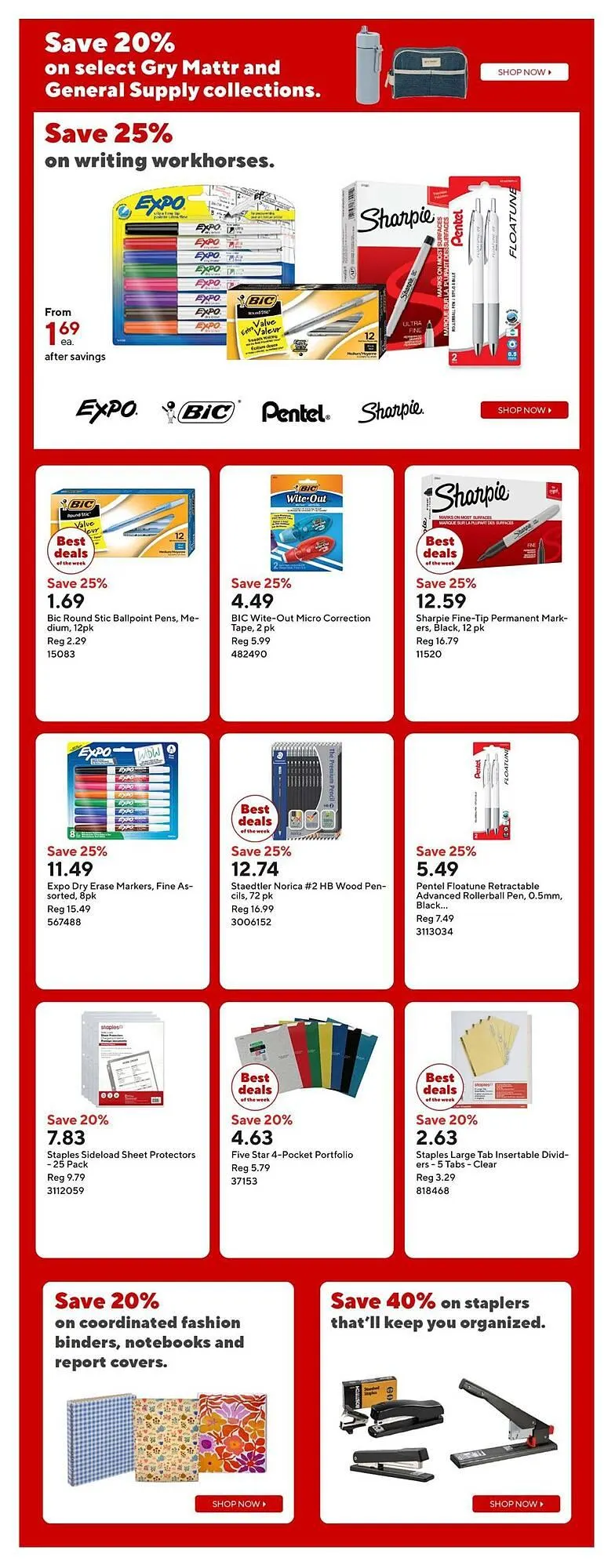 Staples flyer from March 13 to March 19 2026 - flyer page 13