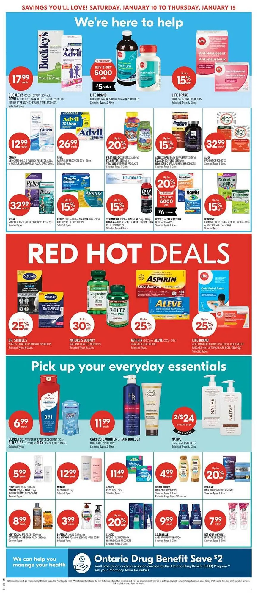 Shoppers Drug Mart flyer from January 8 to January 15 2026 - flyer page 6