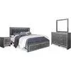 Lodanna 6 Piece Panel Bedroom - Gray