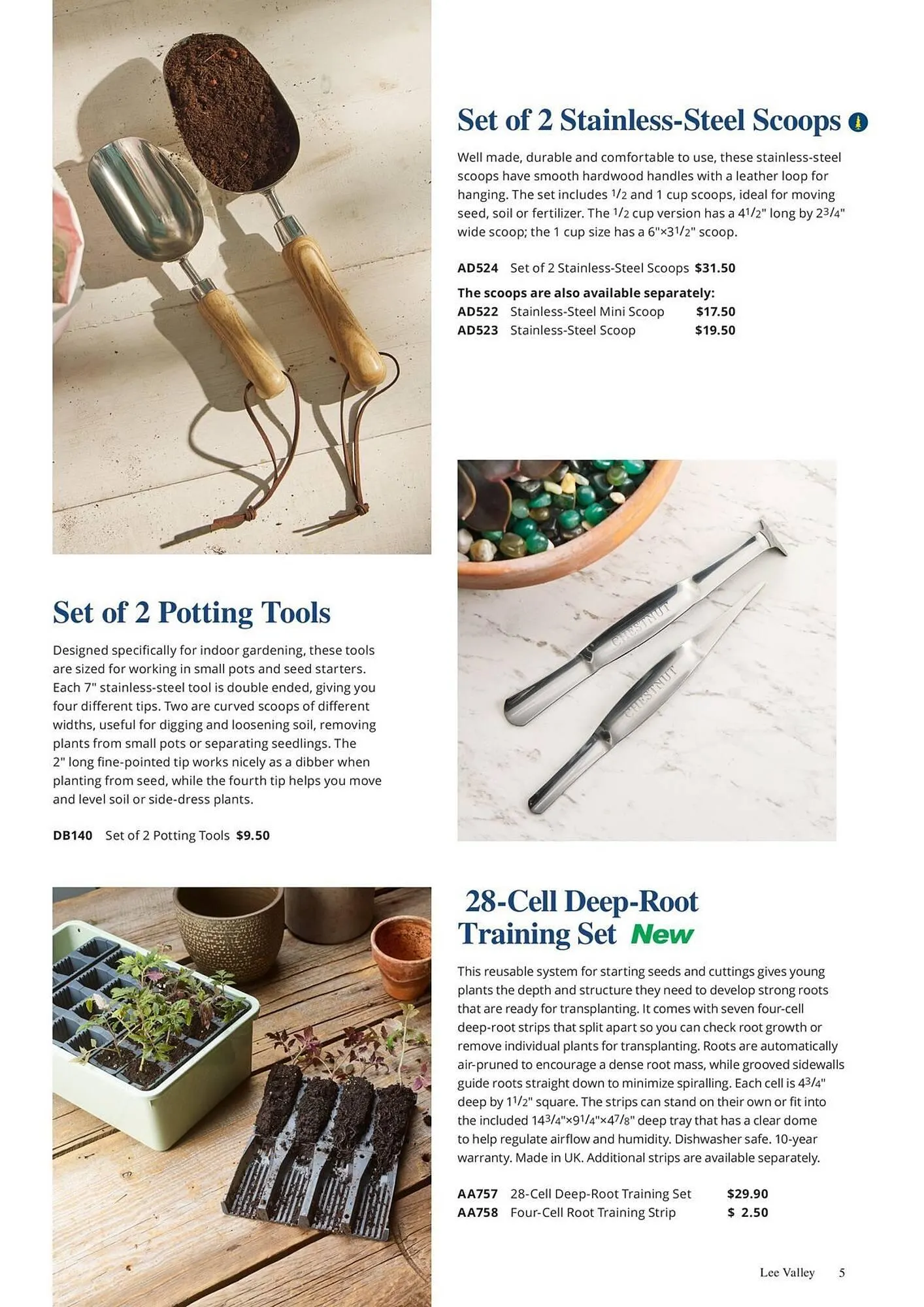 Lee Valley Tools catalogue from March 13 to April 30 2026 - flyer page 5