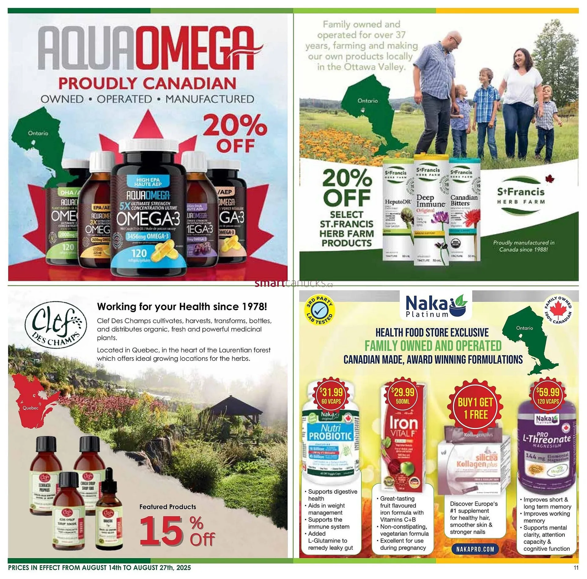 Nature's Emporium flyer from August 14 to September 24 2025 - flyer page 11