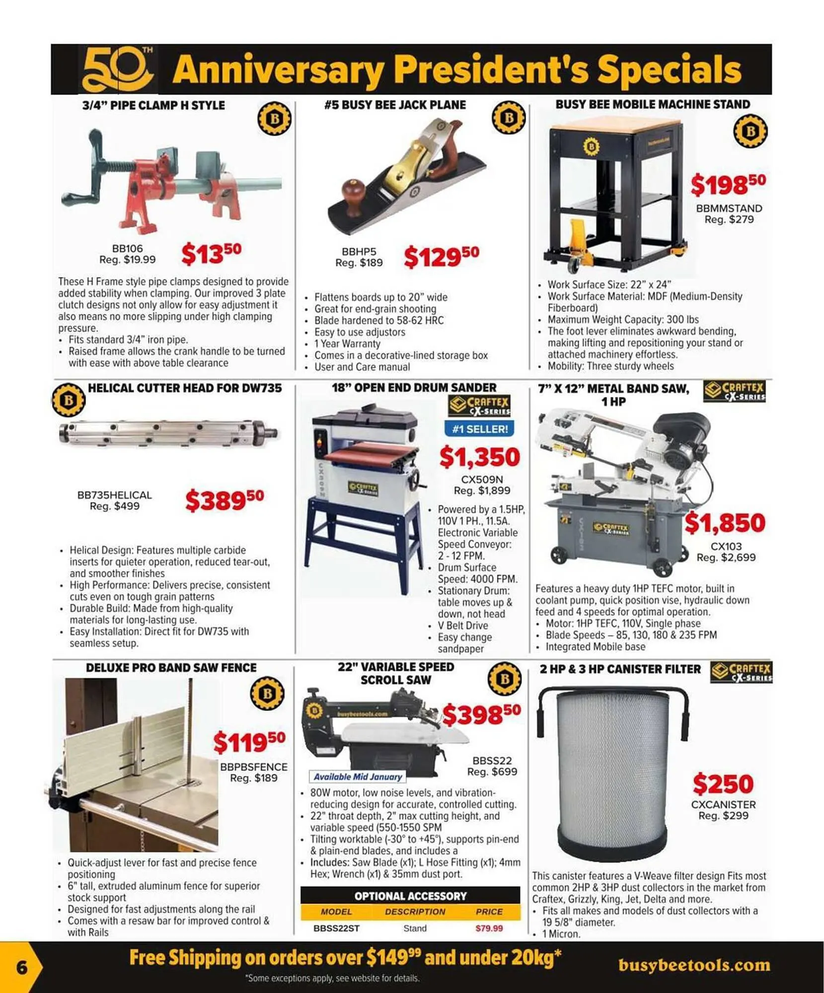 Busy Bee Tools flyer from January 19 to March 28 2026 - flyer page 6