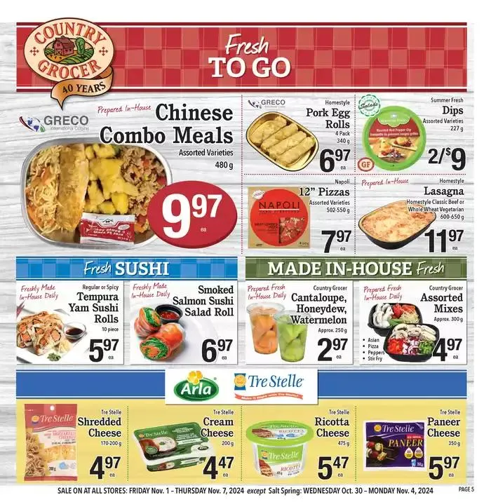 Offers for bargain hunters from October 31 to November 14 2024 - flyer page 5