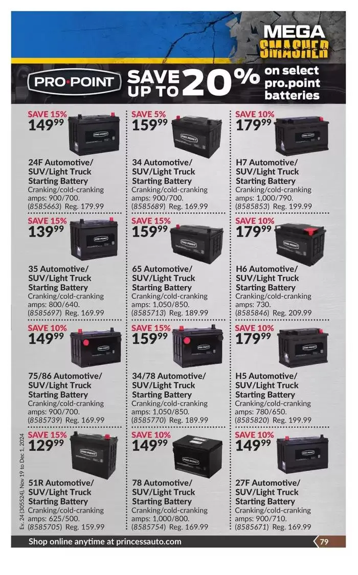 National Sale from November 19 to December 1 2024 - flyer page 87