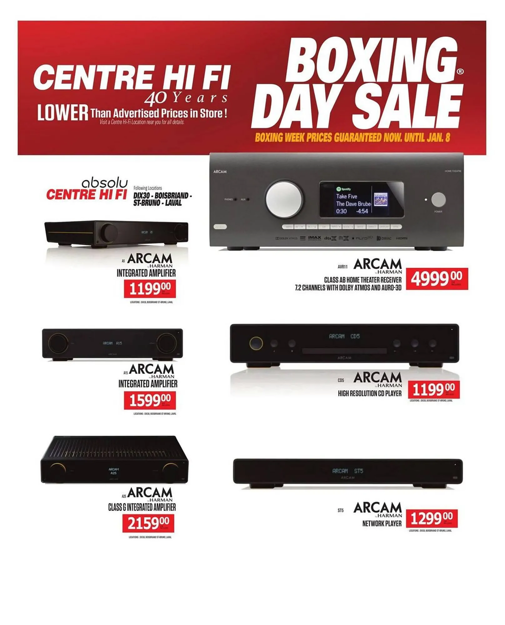 Centre Hi-Fi flyer from January 2 to January 8 2026 - flyer page 49
