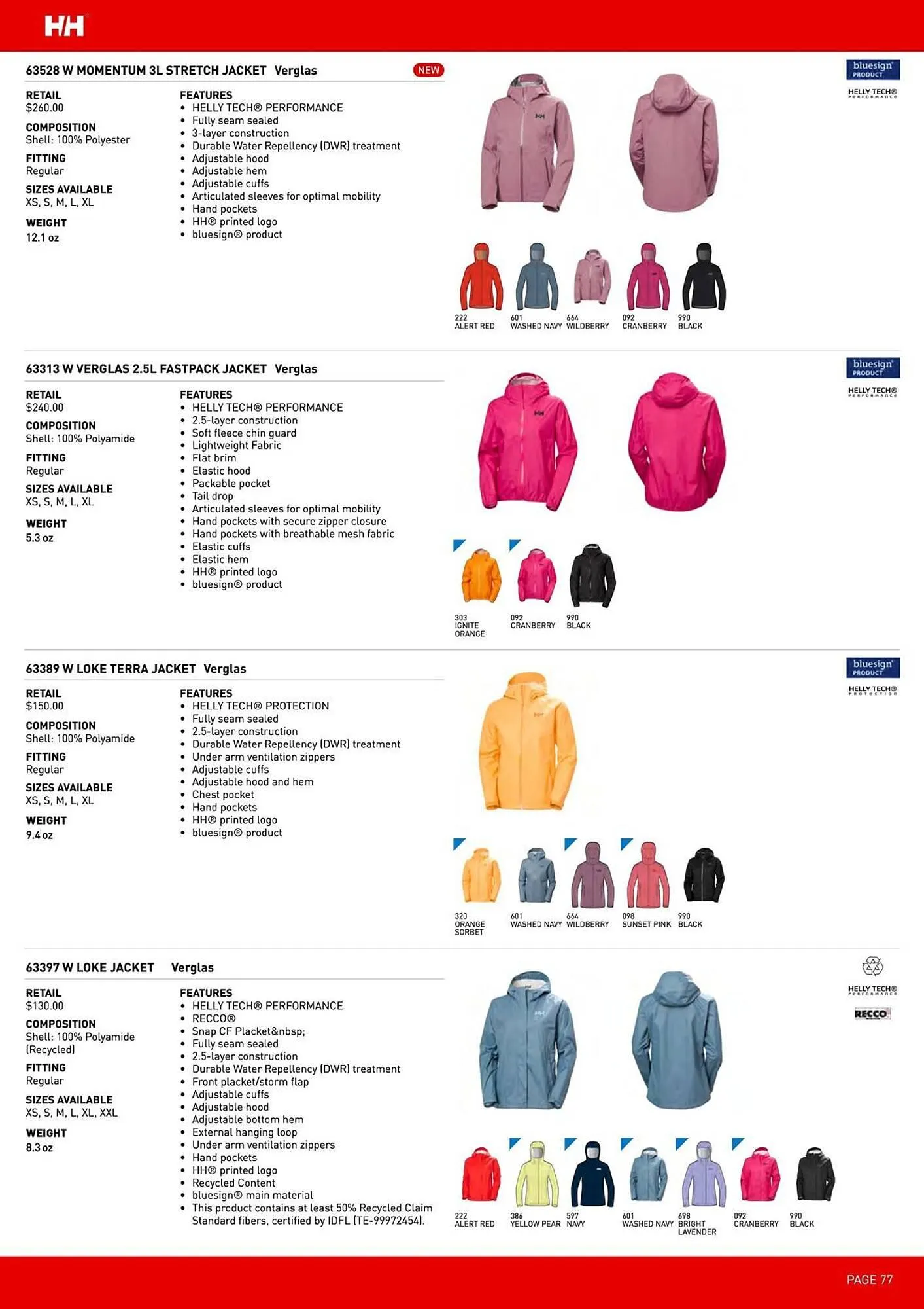Helly Hansen flyer from March 12 to May 31 2026 - flyer page 77