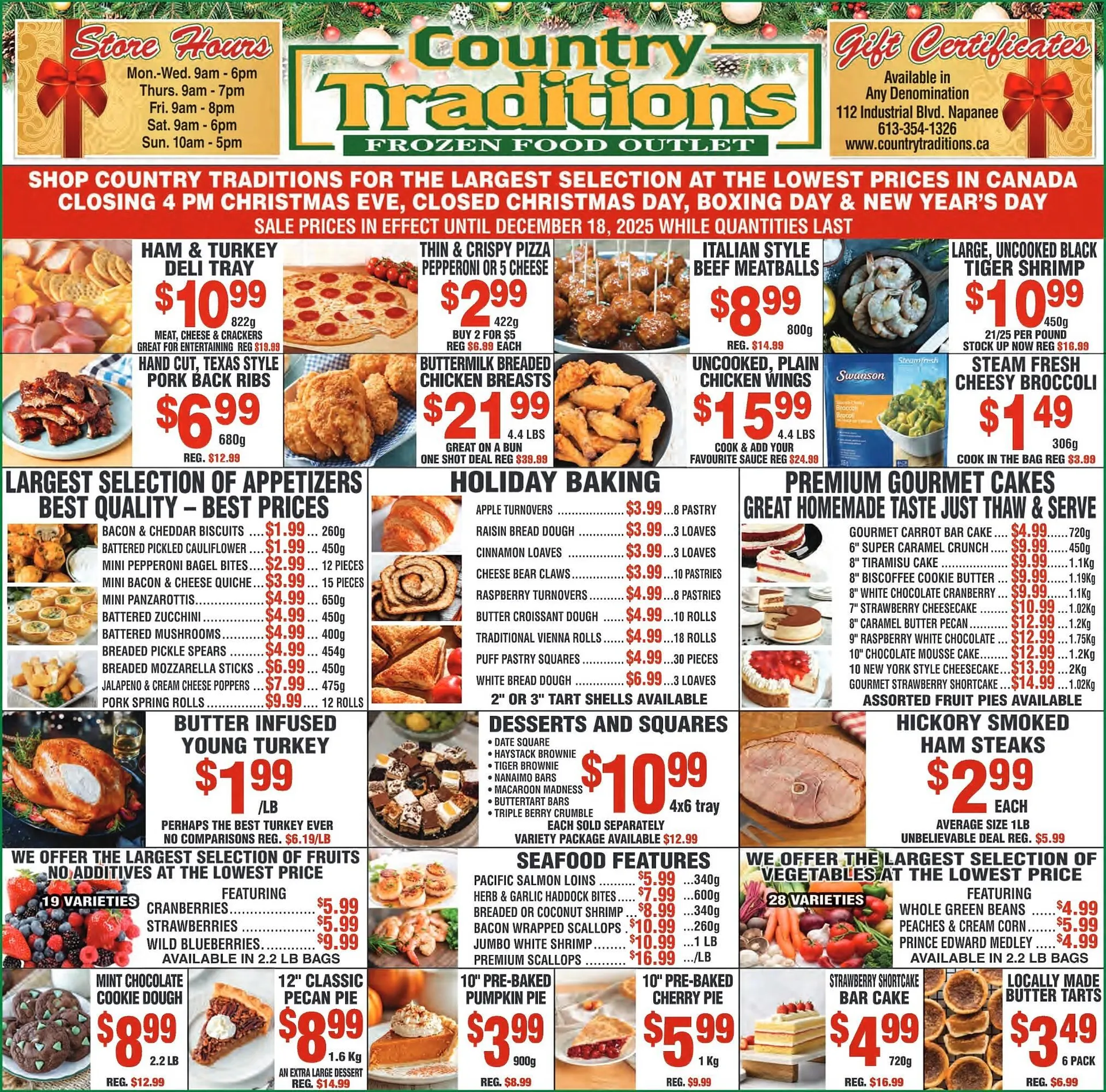 Country Traditions flyer from December 11 to December 18 2025 - flyer page 1