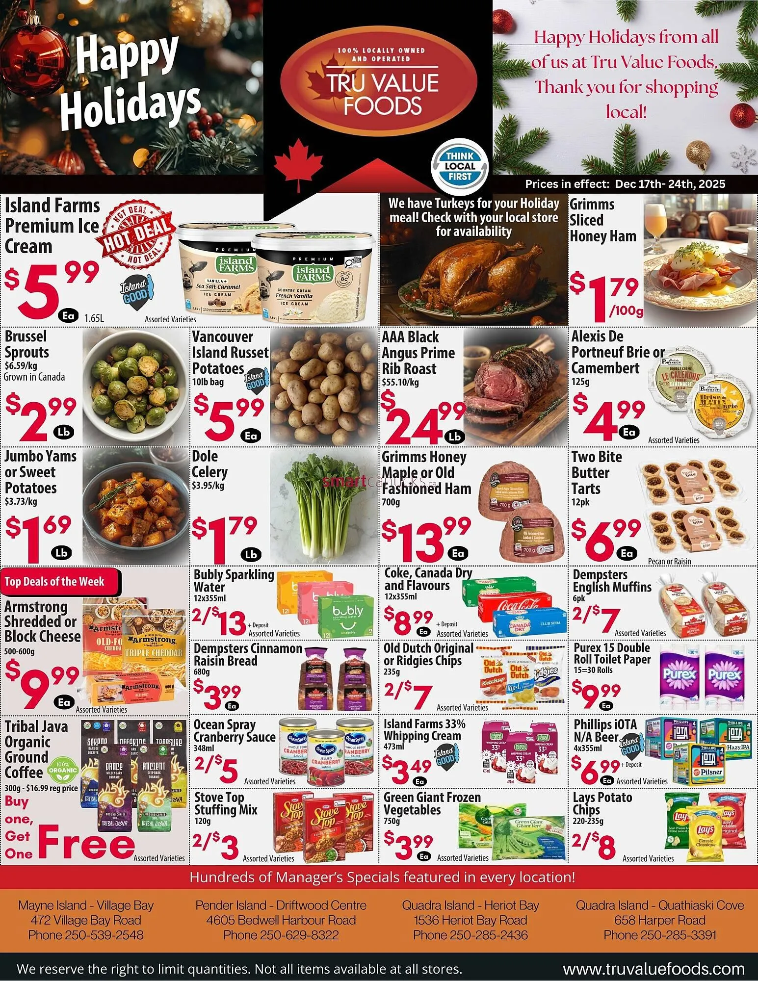 Tru Value Foods flyer from December 17 to December 24 2025 - flyer page 1