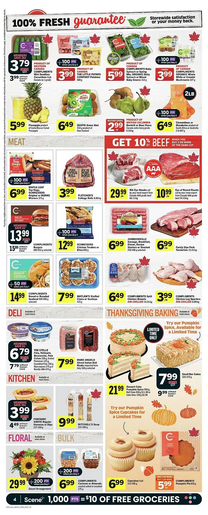 IGA flyer from October 2 to October 9 2025 - flyer page 5