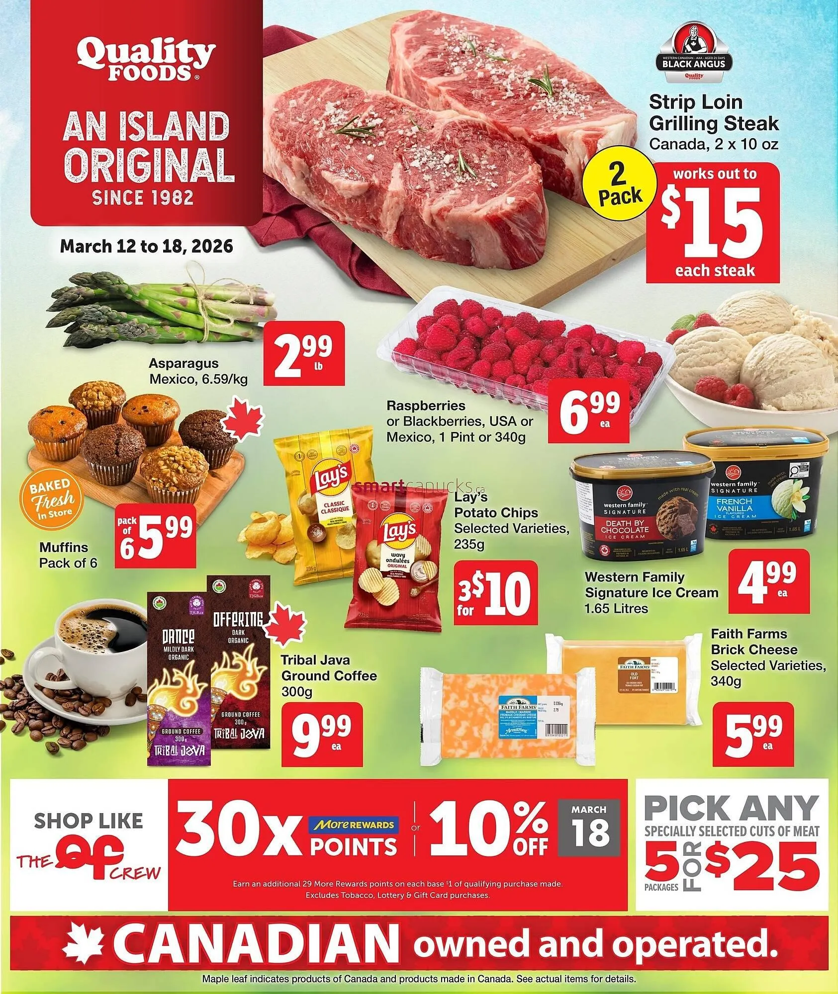 Quality Foods flyer from March 12 to March 18 2026 - flyer page 1