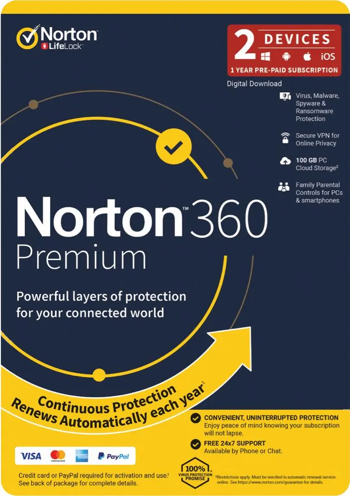 Norton 360 Premium Internet Security (2D 12M) Digital Download