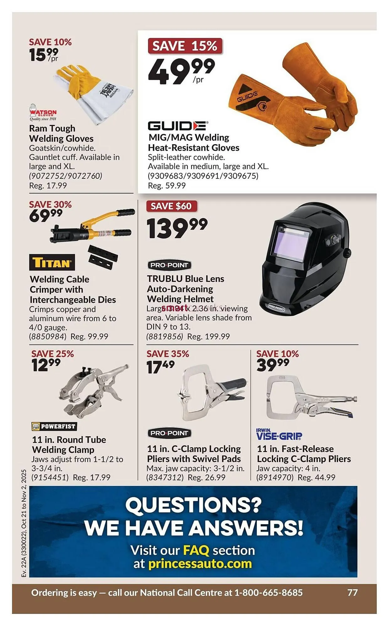 Princess Auto flyer from October 16 to October 26 2025 - flyer page 83