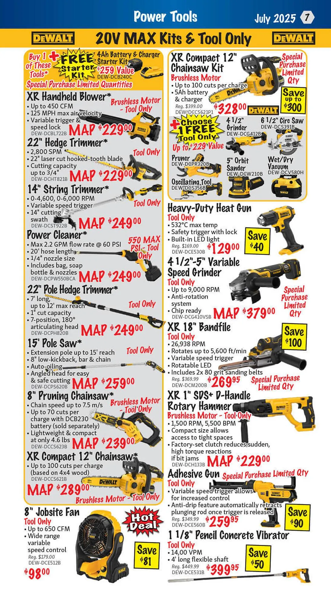 KMS Tools flyer from July 3 to July 9 2025 - flyer page 7