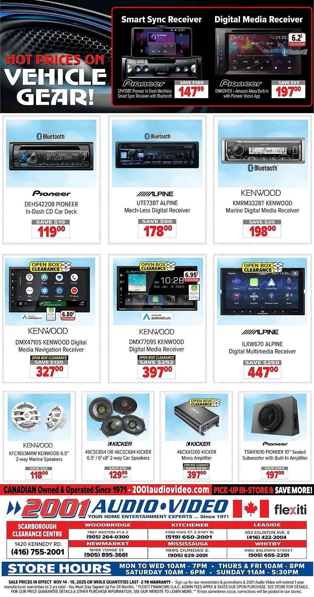2001 Audio Video flyer from November 14 to November 20 2025 - flyer page 15