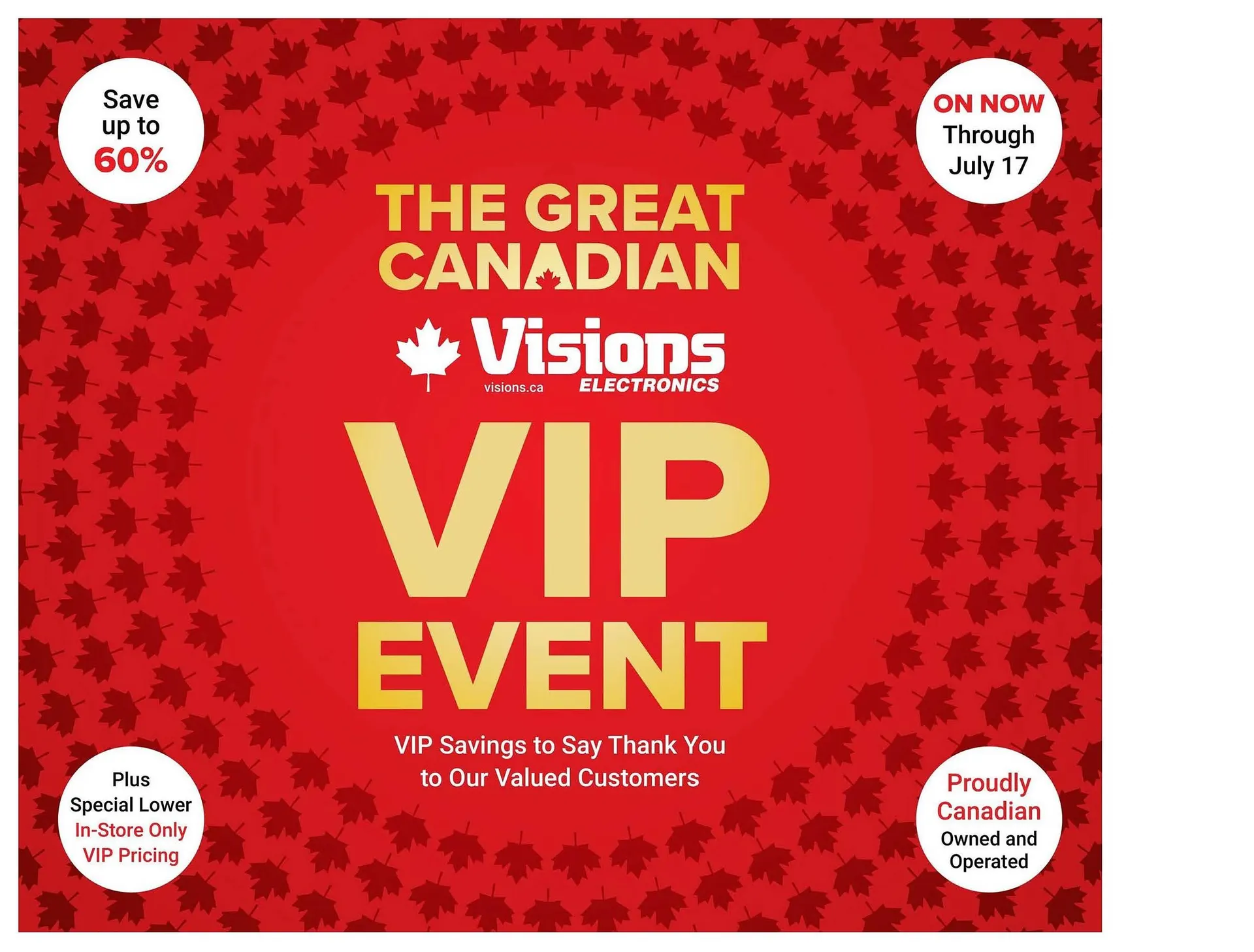 Visions Electronics flyer - 1