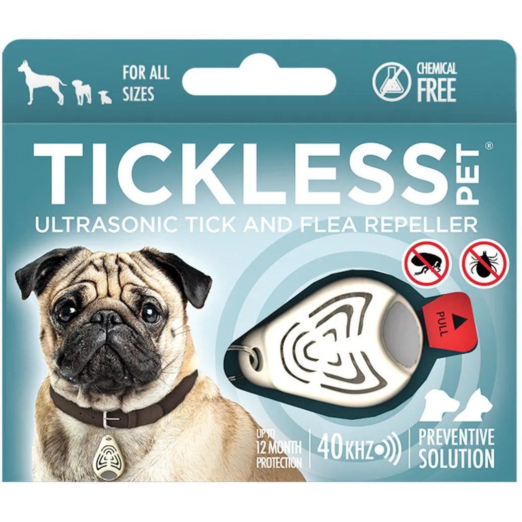 Tickless, Pet Ultrasonic Tick & Flea Repellent - Beige