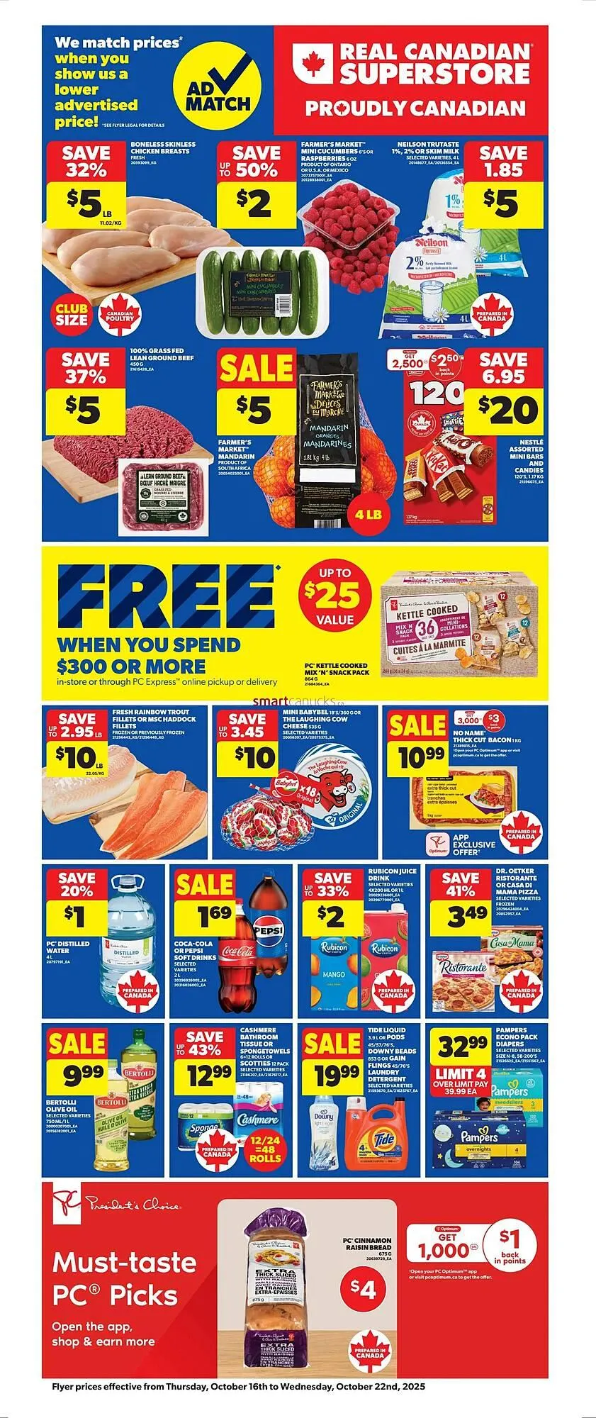 Real Canadian Superstore flyer from October 16 to October 22 2025 - flyer page 3