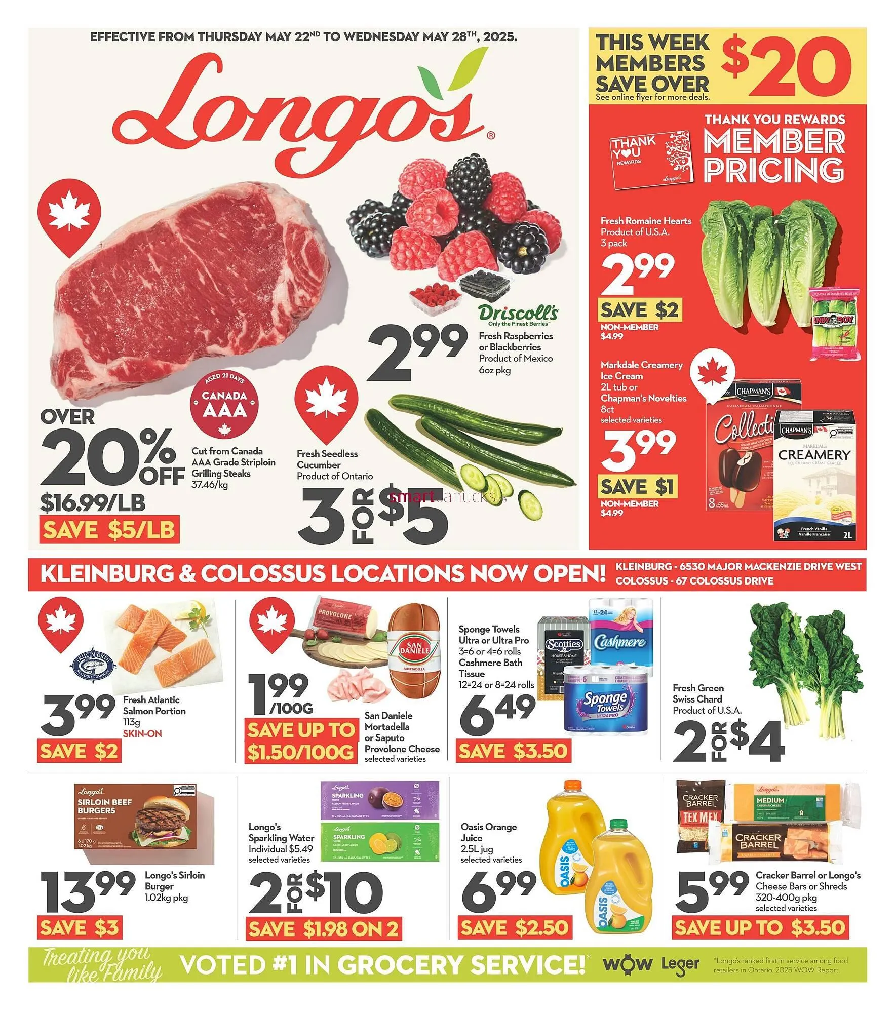 Longo's flyer from May 22 to May 28 2025 - flyer page 1