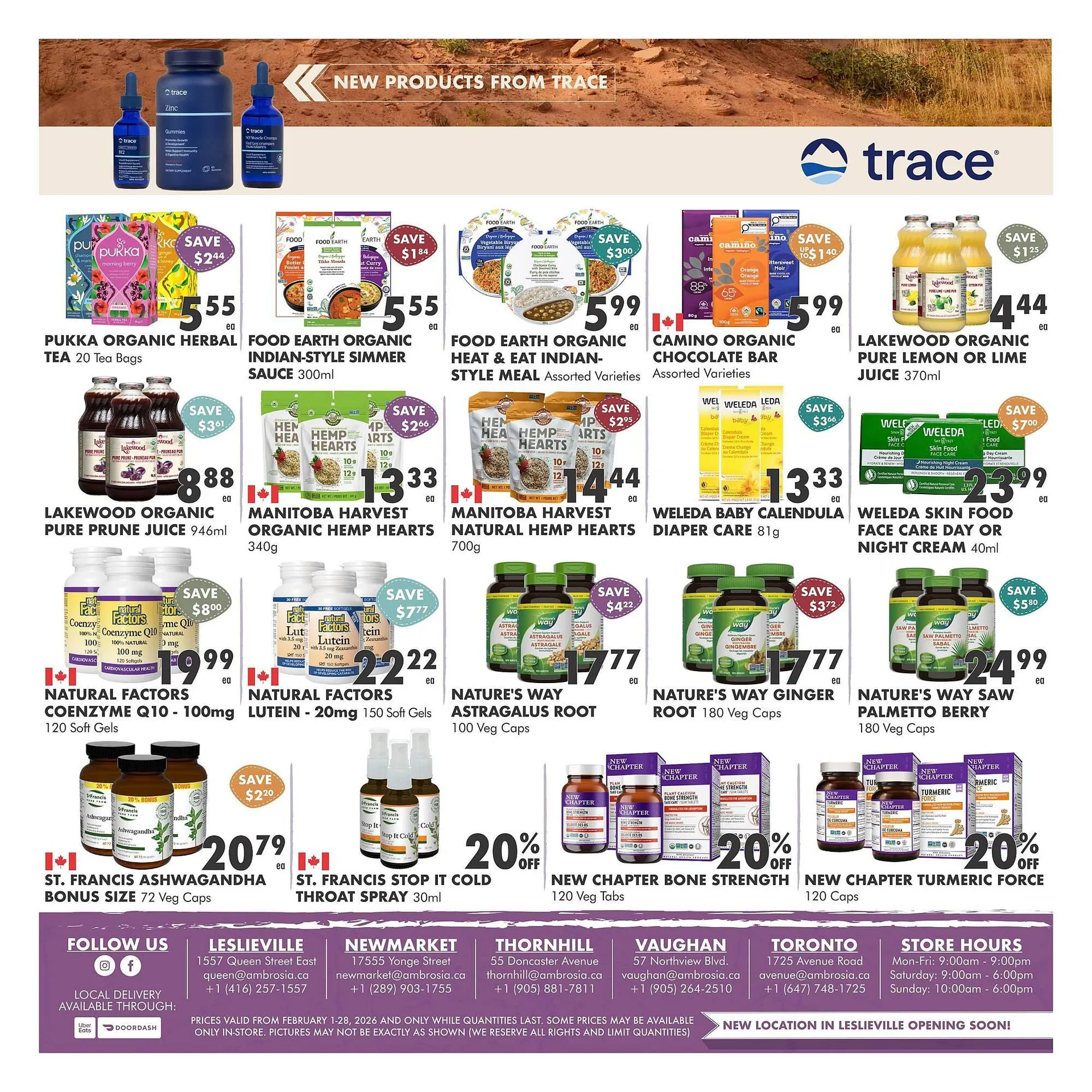 Ambrosia Natural Foods flyer from February 1 to February 28 2026 - flyer page 3