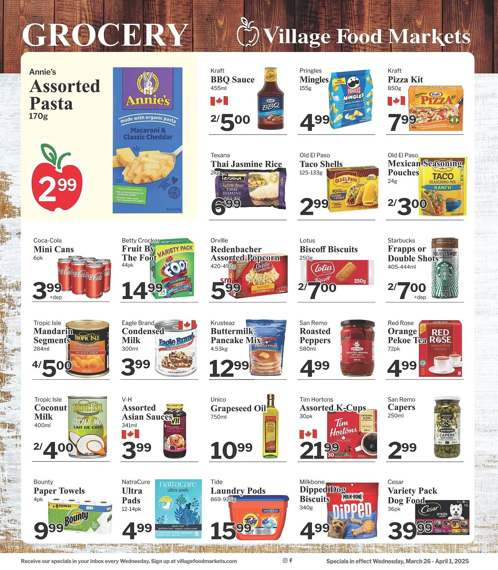 Village Food Markets flyer from March 26 to April 1 2025 - flyer page 2