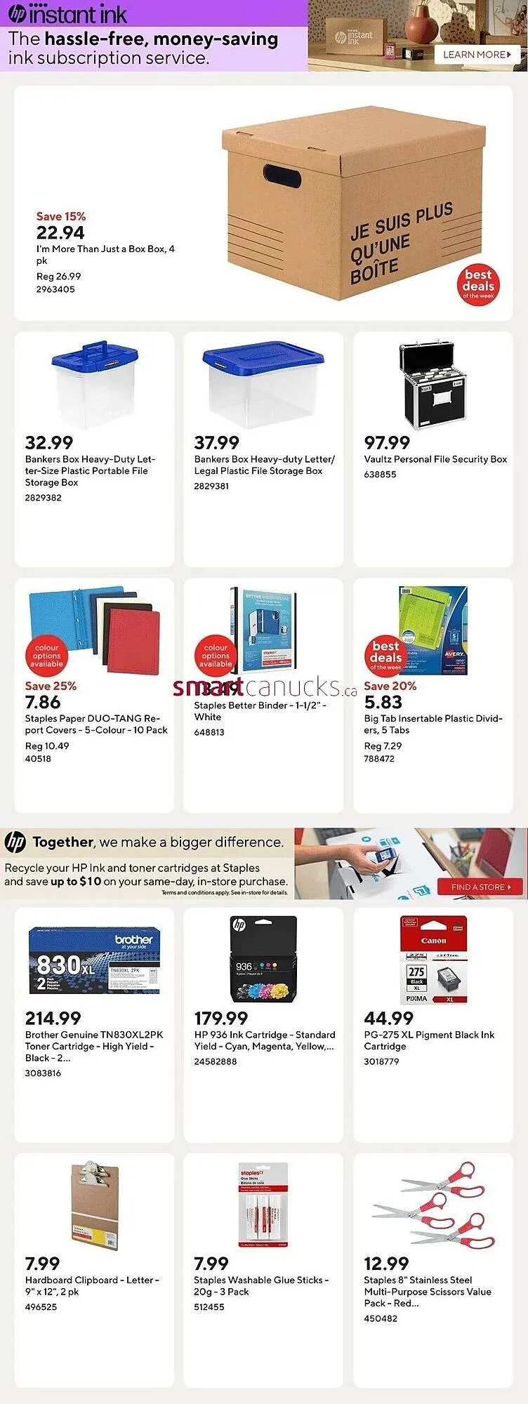 Staples flyer from June 20 to June 26 2025 - flyer page 12