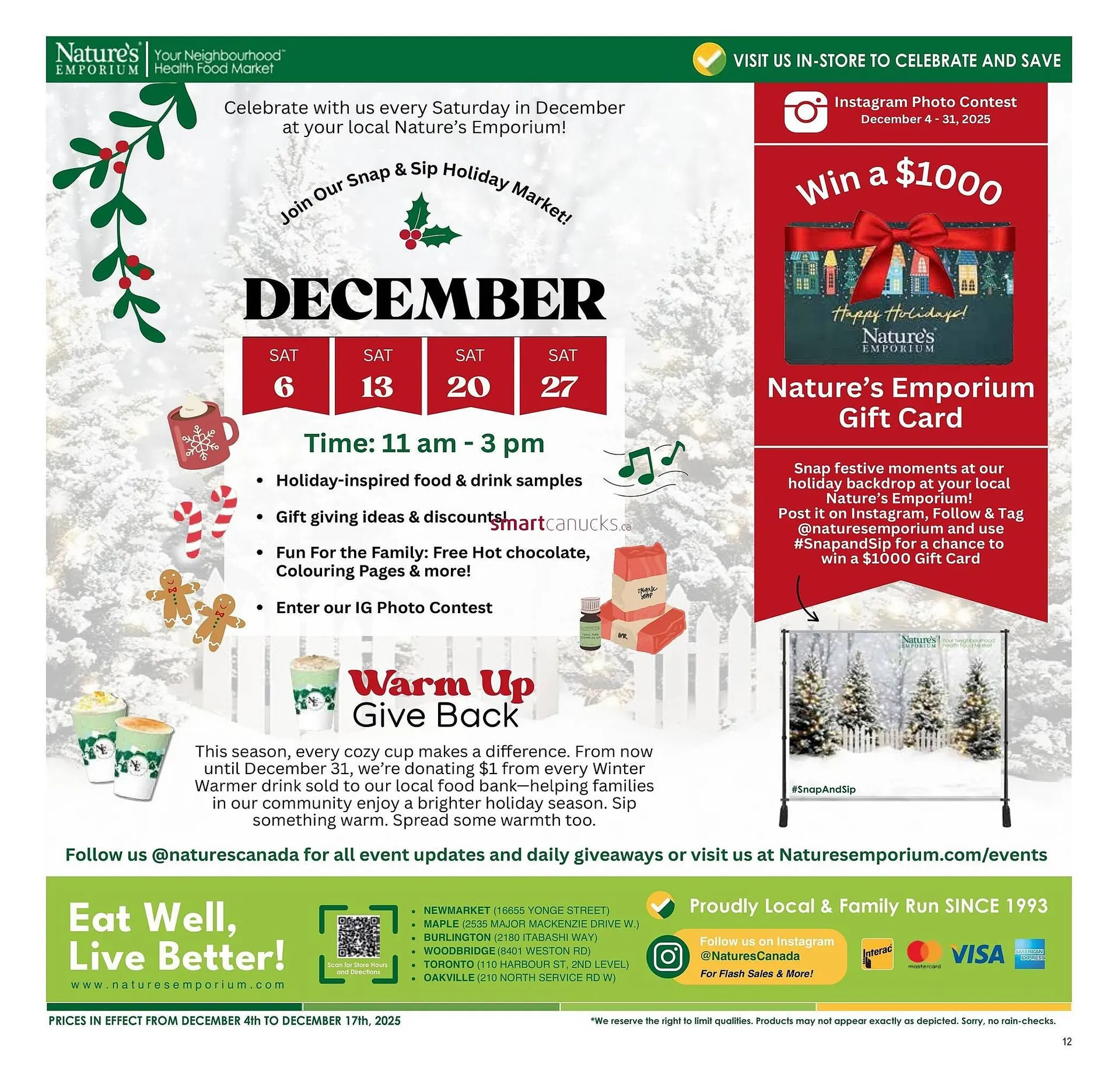 Nature's Emporium flyer from December 4 to December 17 2025 - flyer page 12