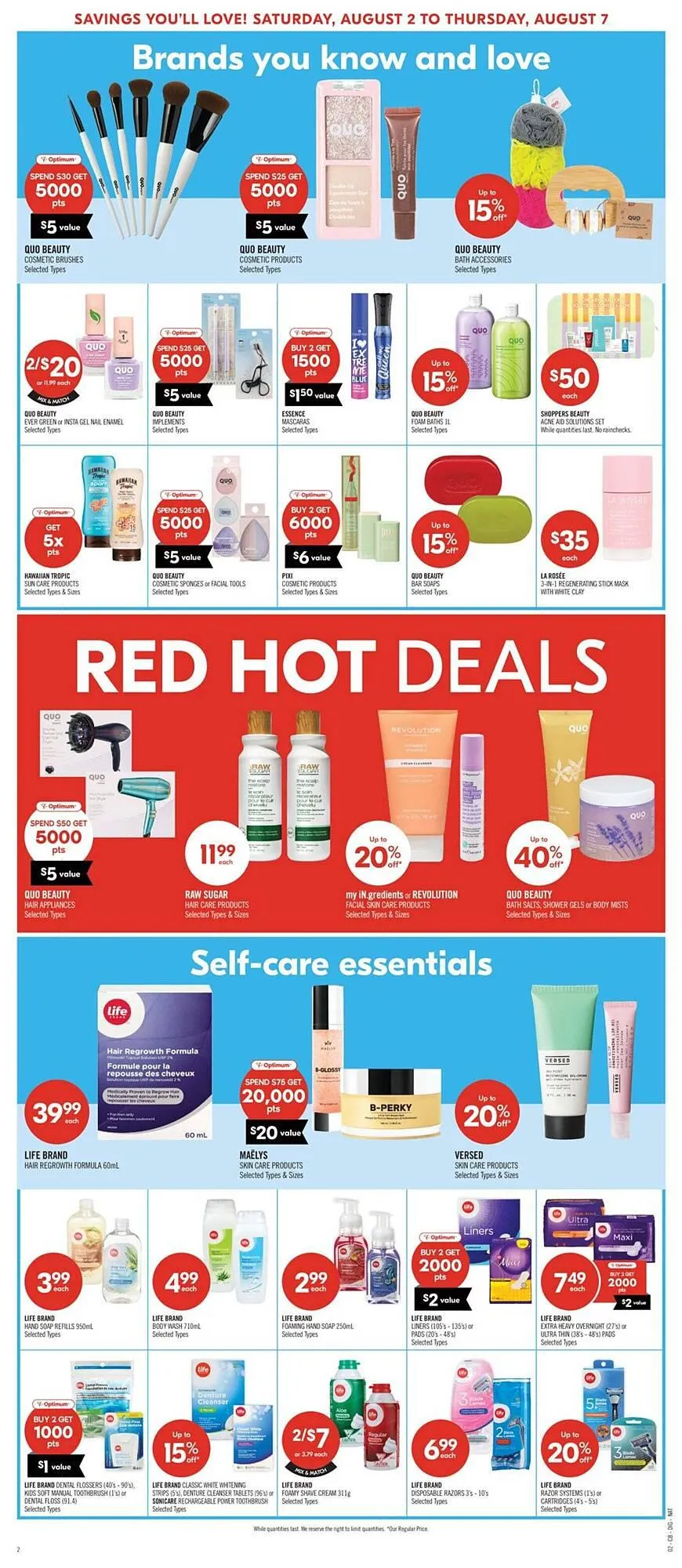 Shoppers Drug Mart flyer from July 31 to August 14 2025 - flyer page 15