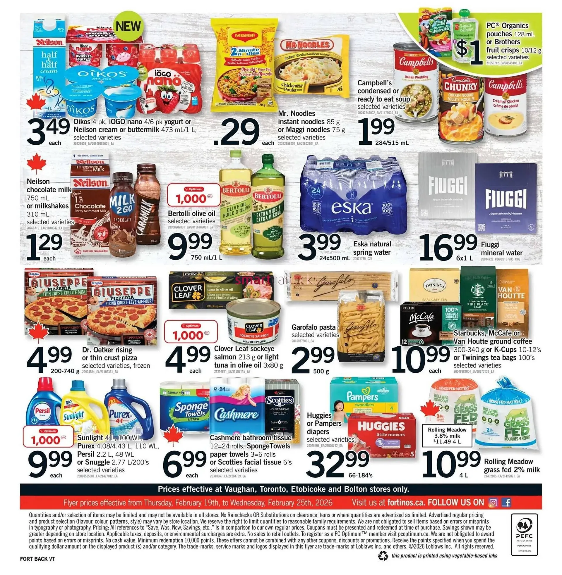 Fortinos flyer from February 19 to February 25 2026 - flyer page 2