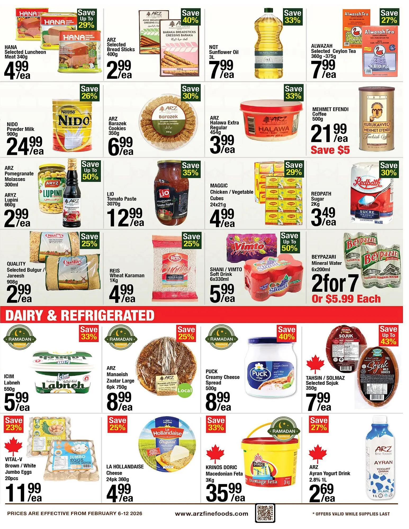 Arz Fine Foods flyer from February 6 to February 12 2026 - flyer page 5
