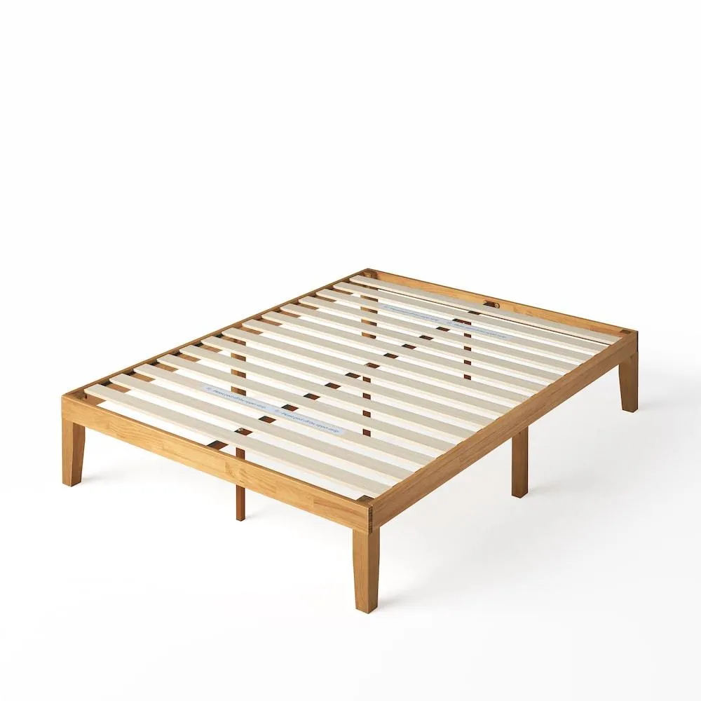 Moiz Full Wood Platform Bed Frame