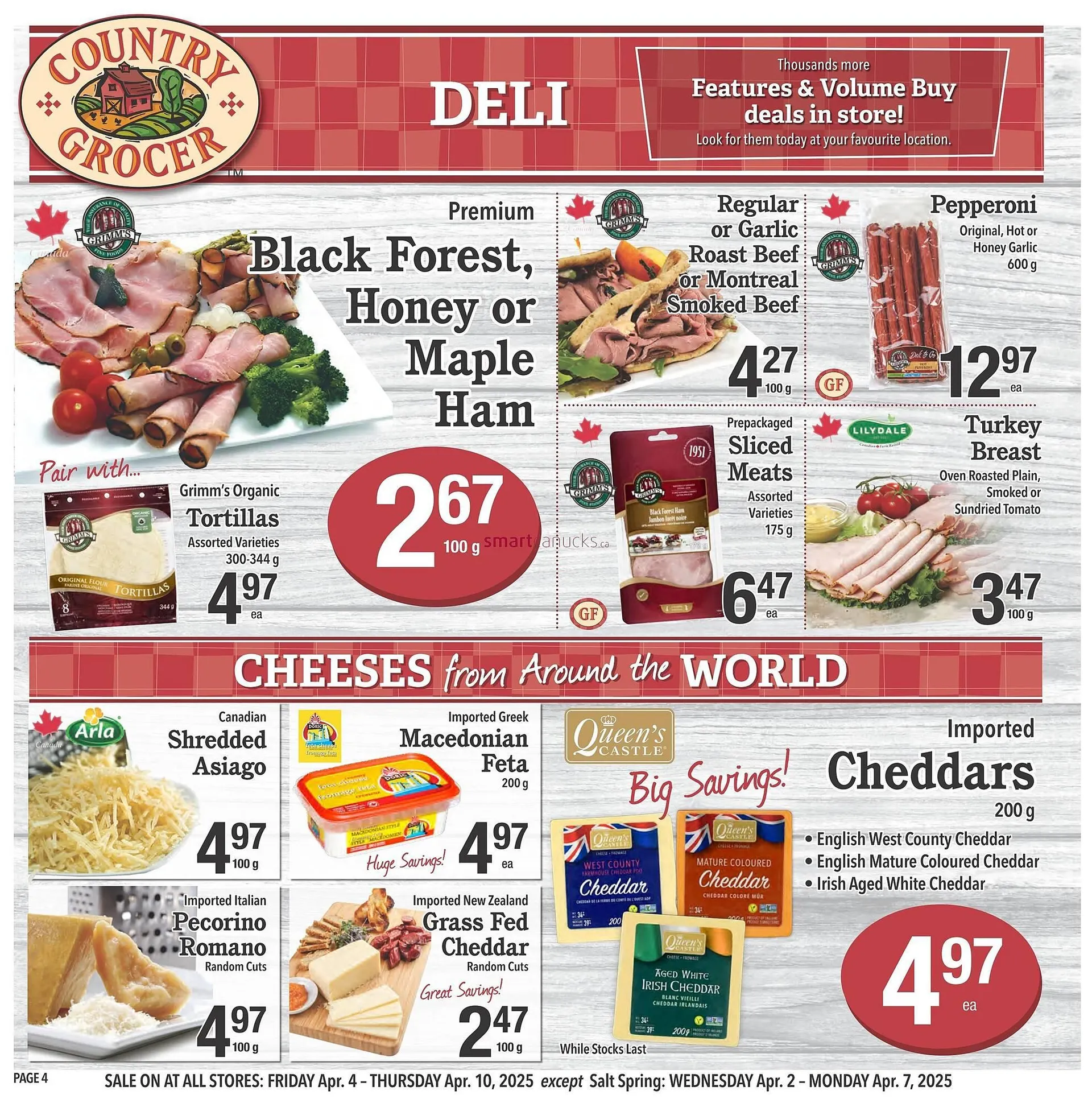 Country Grocer flyer from April 3 to April 9 2025 - flyer page 4