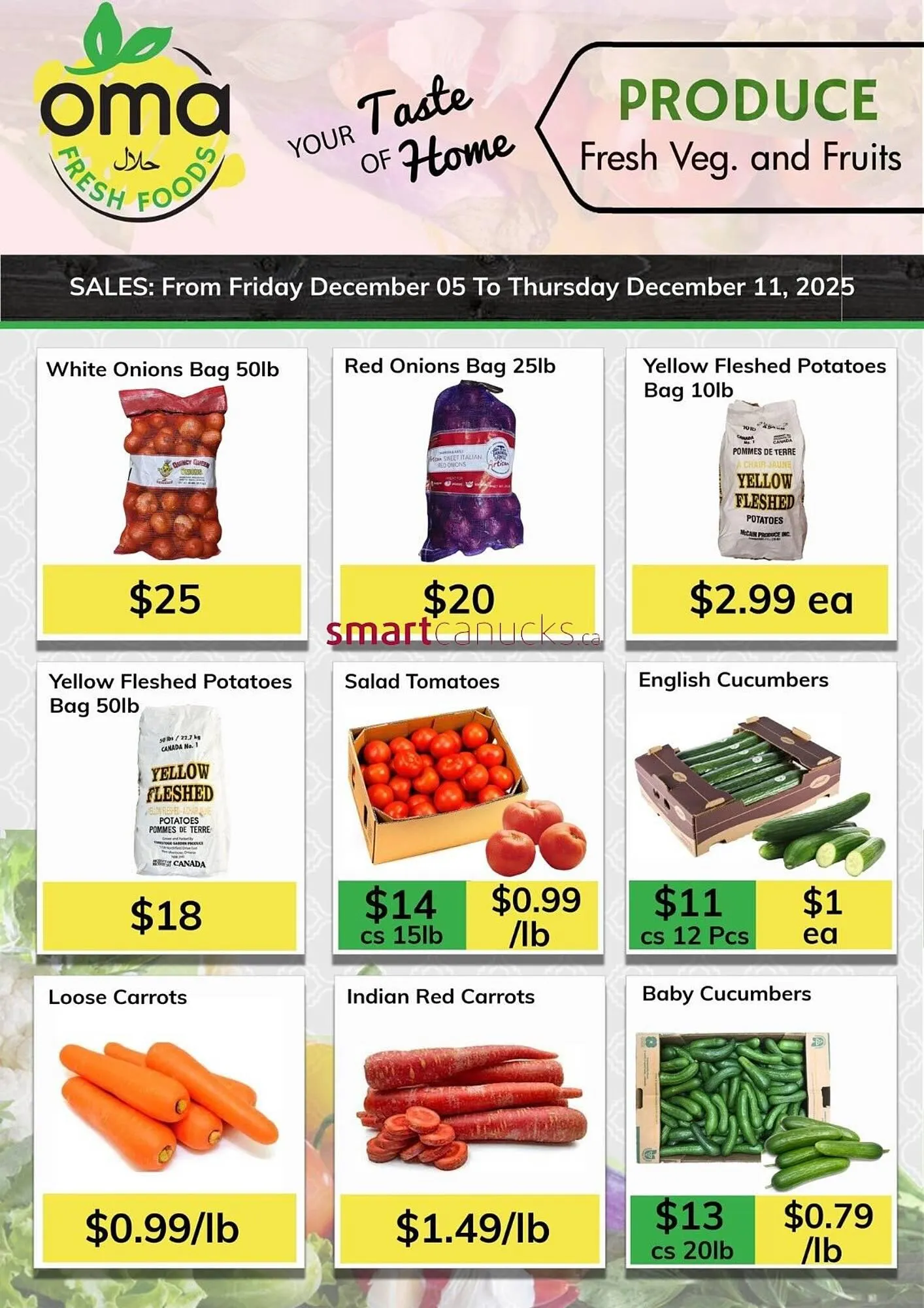 Oma Fresh Foods flyer from December 5 to December 11 2025 - flyer page 7