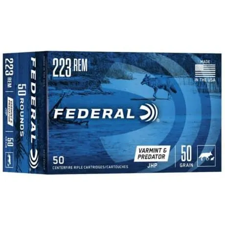 Federal® Varmint and Predator JHP Ammunition