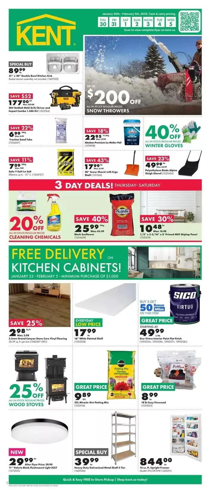 Kent Weekly ad from January 30 to February 5 2025 - flyer page 1