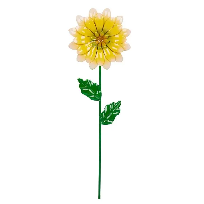 Northcote Pottery Yellow Sunflower Metal Stake