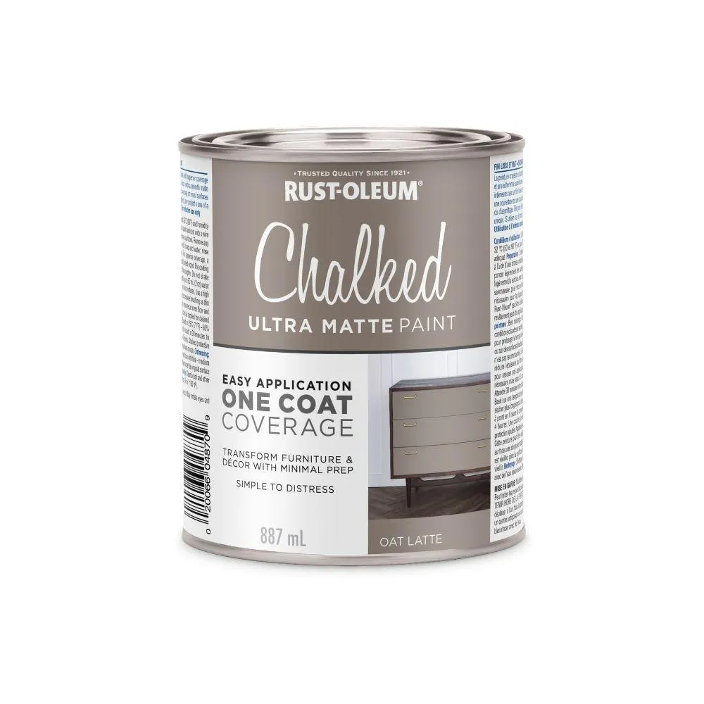Chalked Ultra Matte Paint in Oat Latte, 887ML