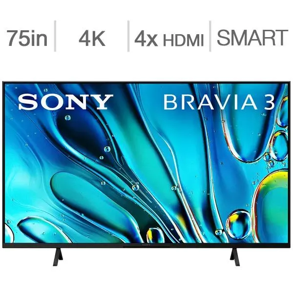 Sony 75" Class - S30C BRAVIA 3C Series - 4K UHD LED TV