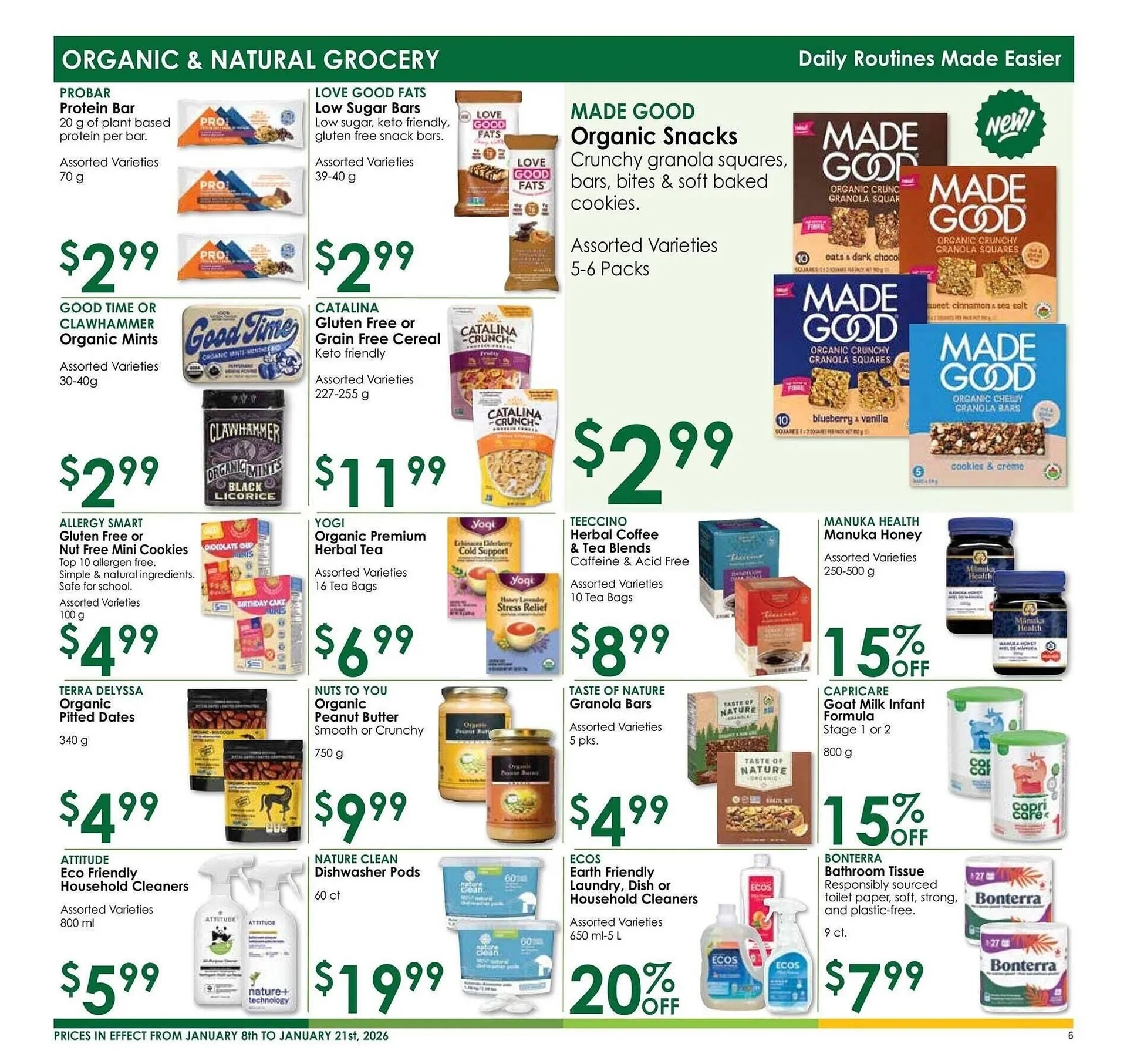 Nature's Emporium flyer from January 8 to January 15 2026 - flyer page 6