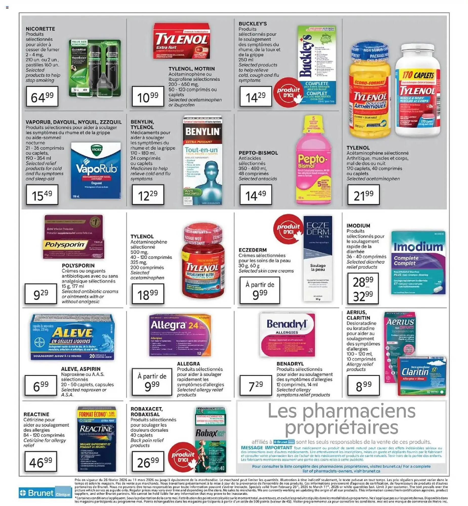 Brunet flyer from February 26 to March 12 2026 - flyer page 4