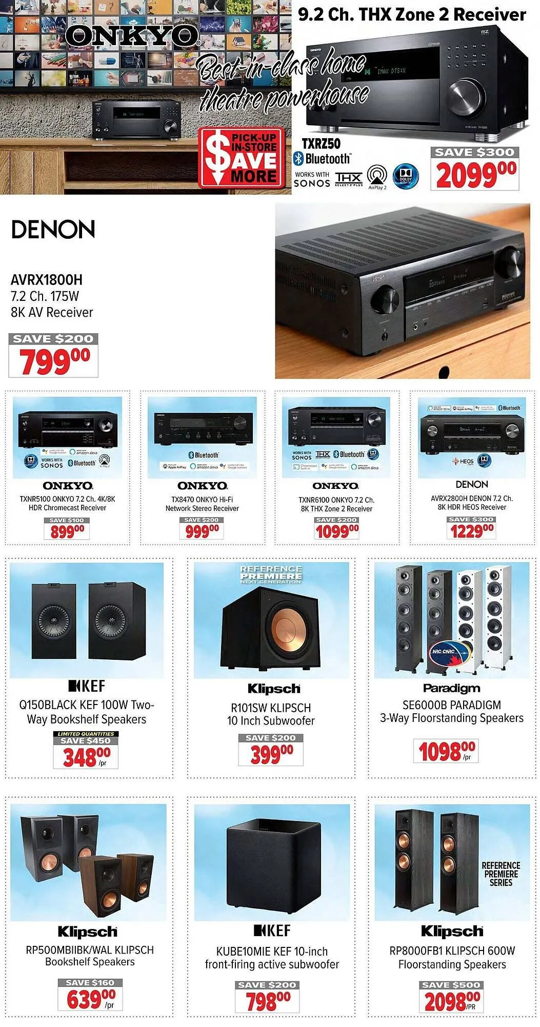 2001 Audio Video flyer from March 21 to March 28 2025 - flyer page 4