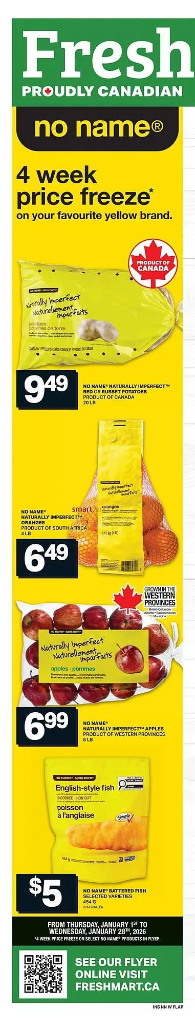 Freshmart flyer from January 1 to January 7 2026 - flyer page 1