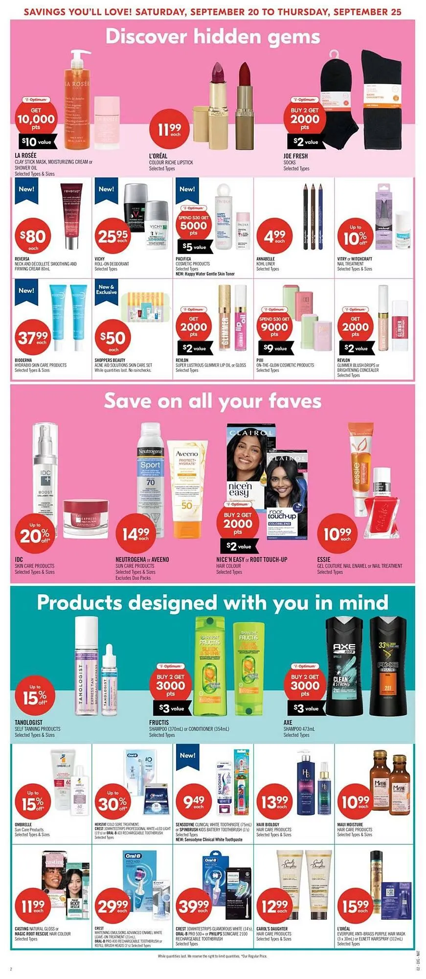 Shoppers Drug Mart flyer from September 18 to September 22 2025 - flyer page 19