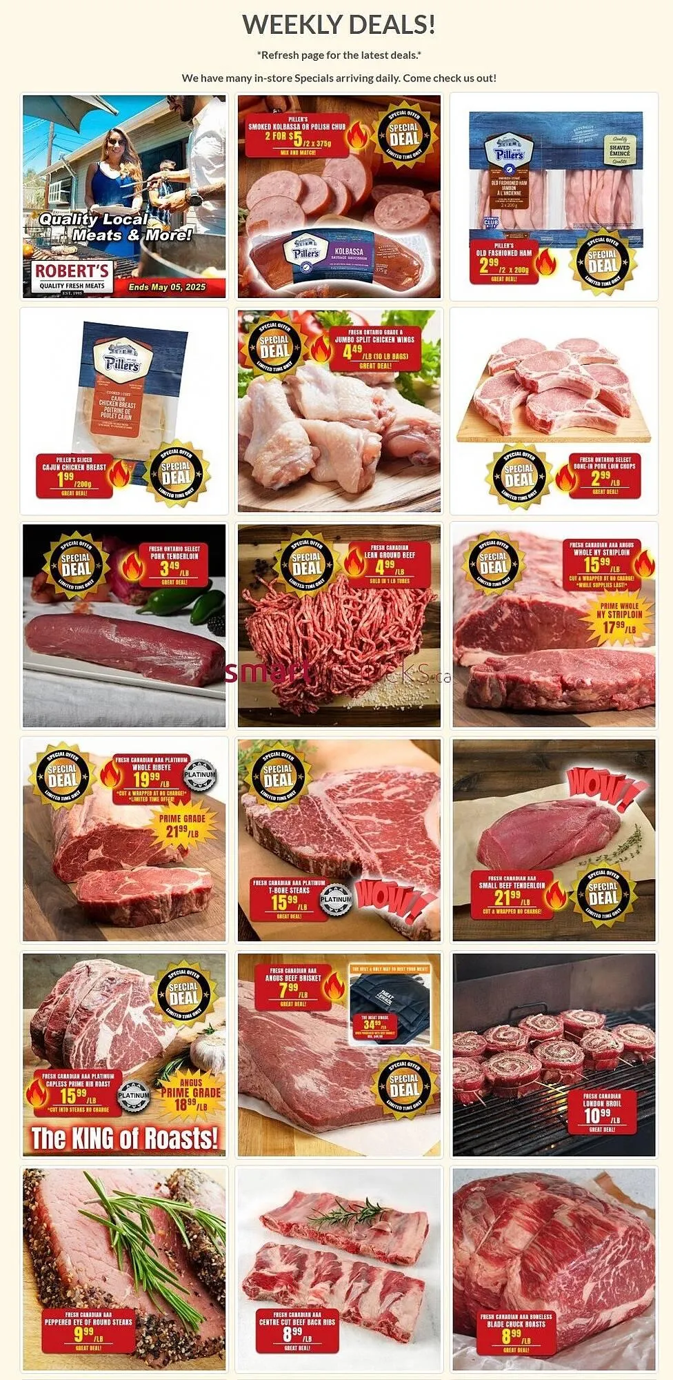 Roberts Fresh and Boxed Meats flyer - 1