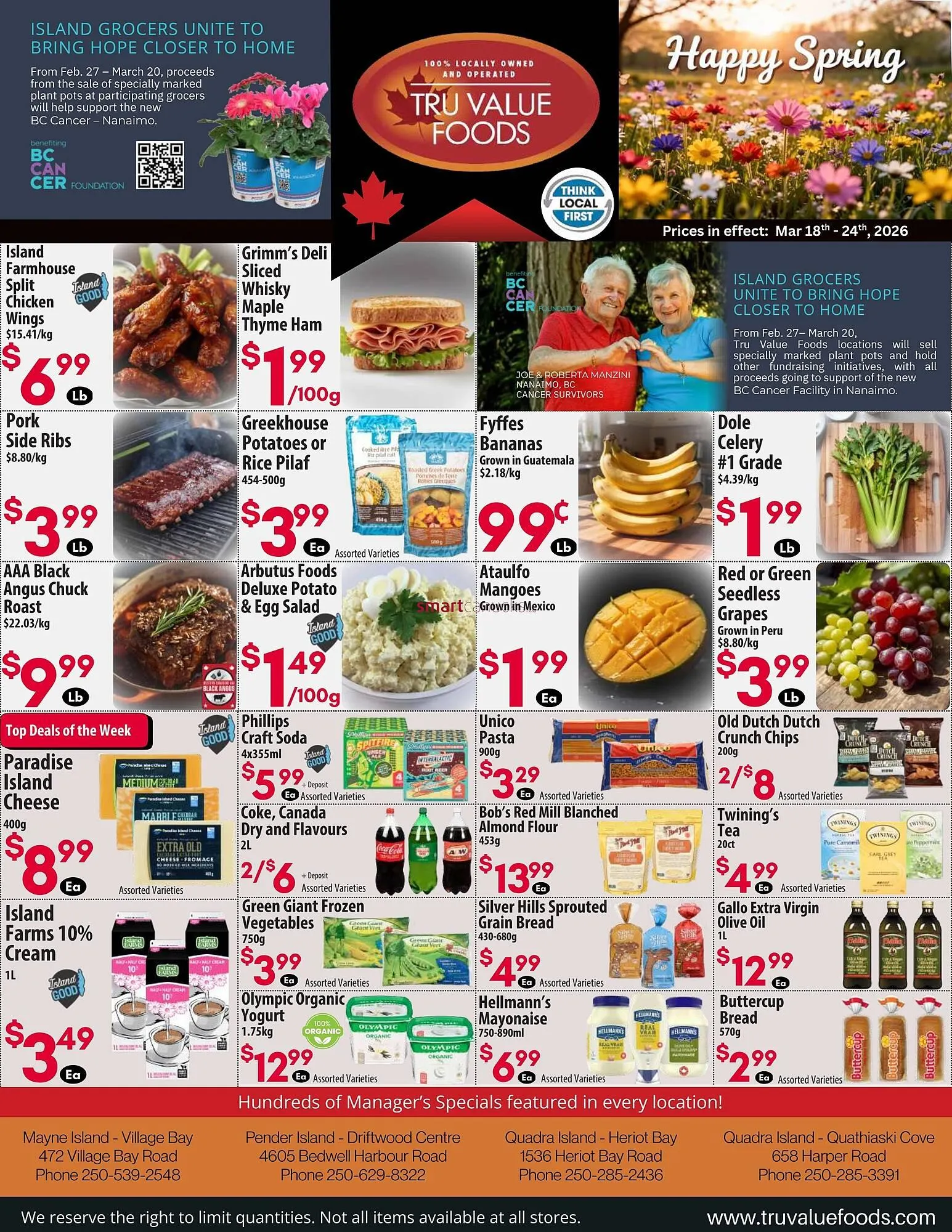 Tru Value Foods flyer from March 18 to March 24 2026 - flyer page 1