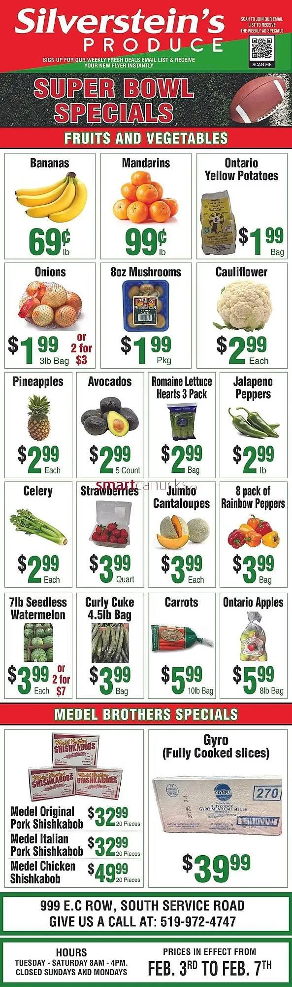 Silverstein's Produce flyer from February 3 to February 7 2026 - flyer page 1