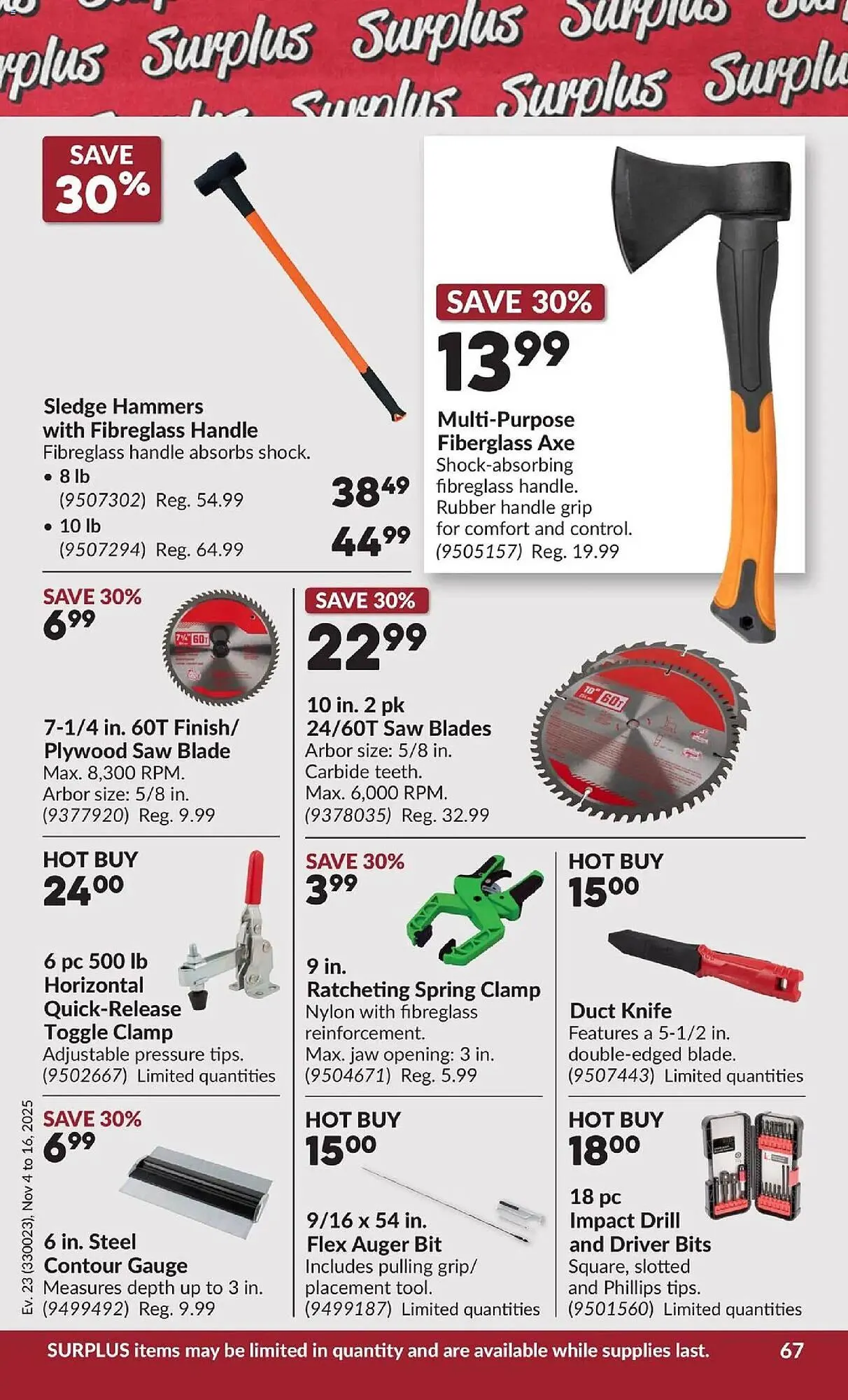Princess Auto flyer from November 4 to November 17 2025 - flyer page 74
