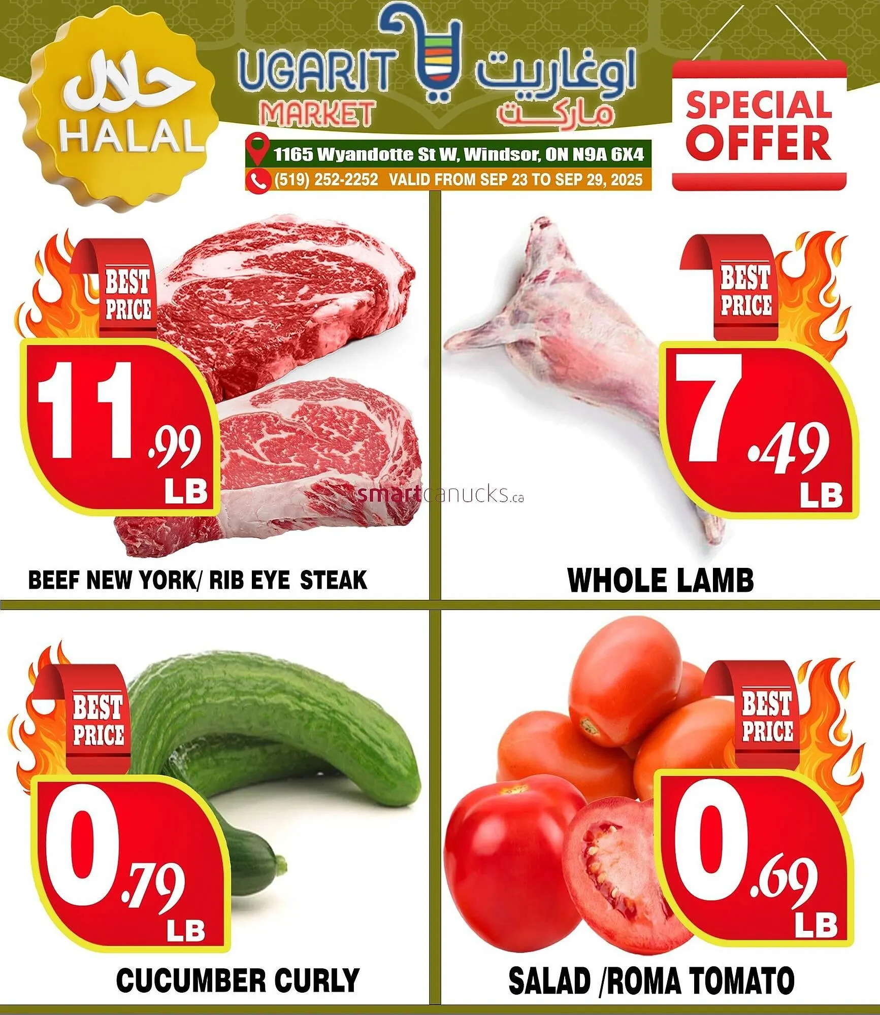 Ugarit Market flyer from September 25 to October 1 2025 - flyer page 1