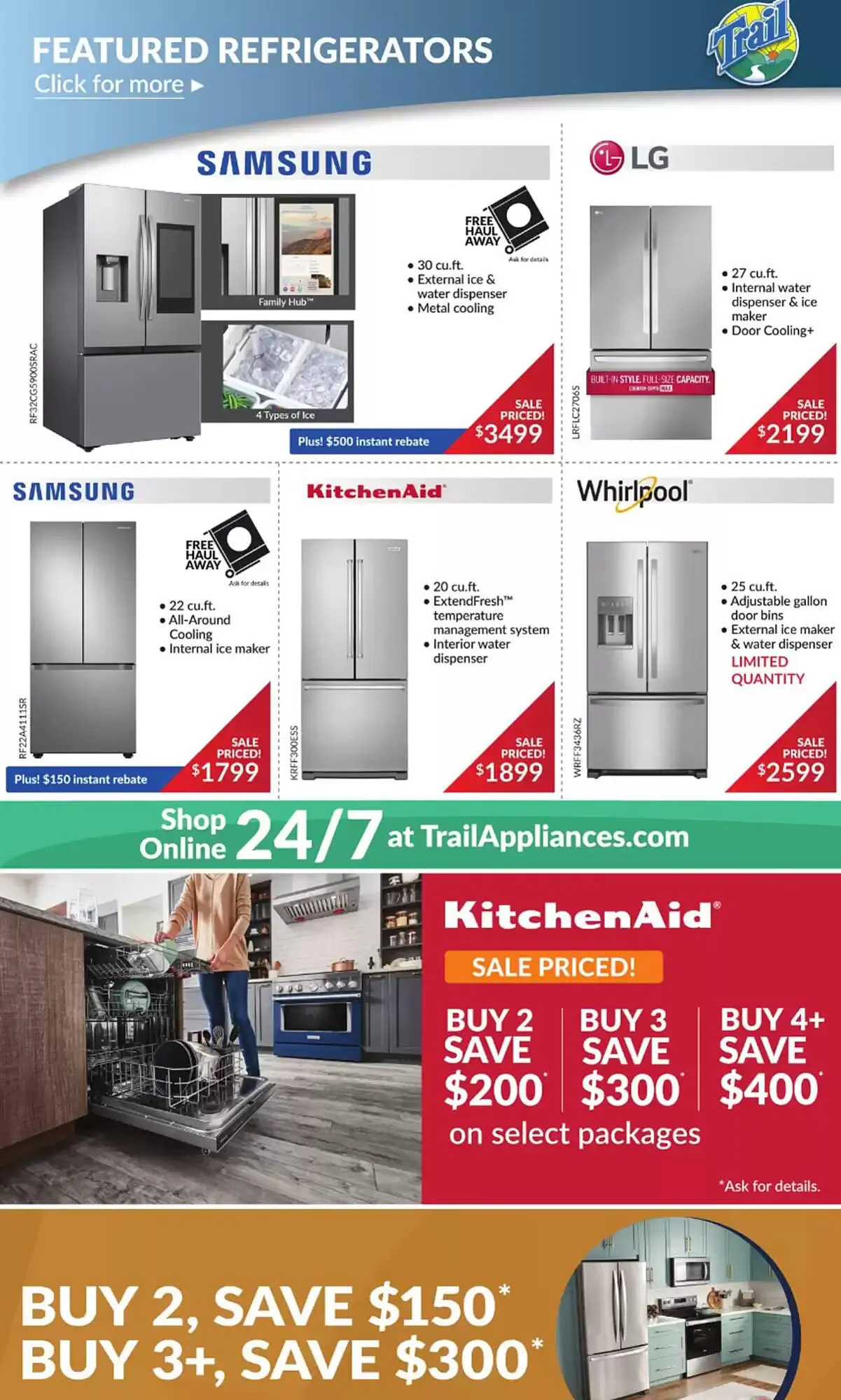 Trail Appliances flyer from March 14 to March 13 2026 - flyer page 2