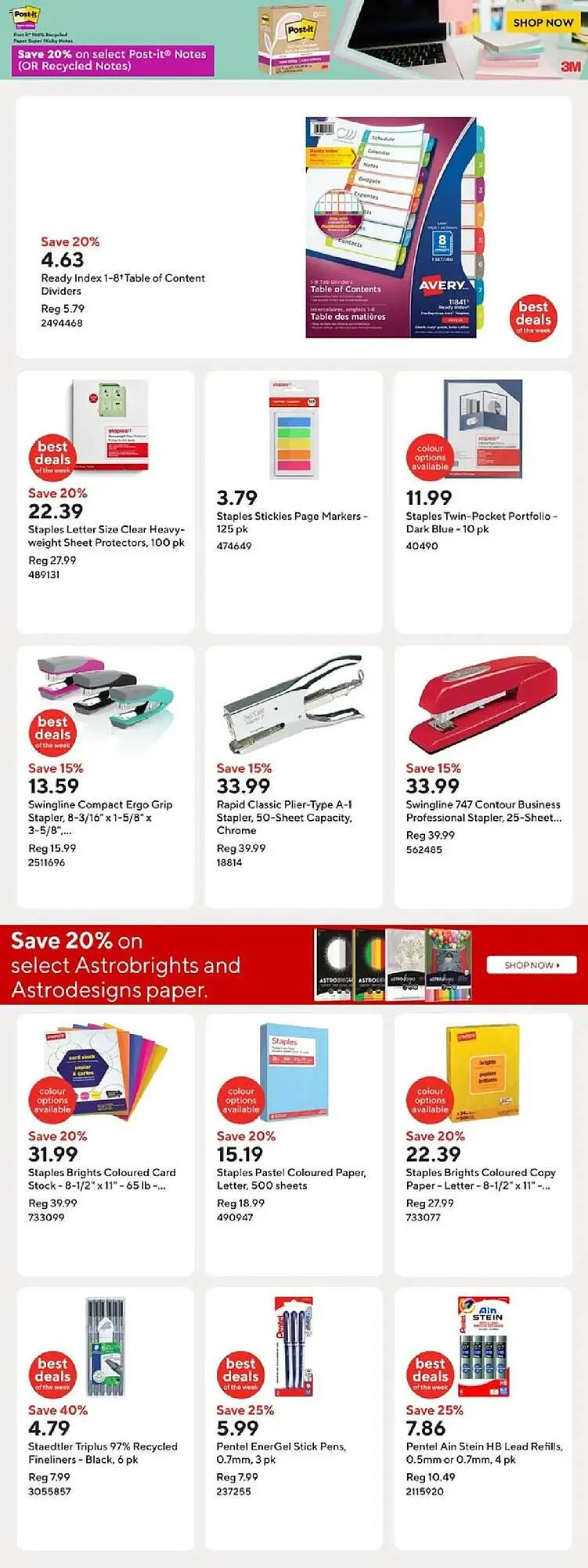 Staples flyer from April 9 to April 15 2025 - flyer page 9