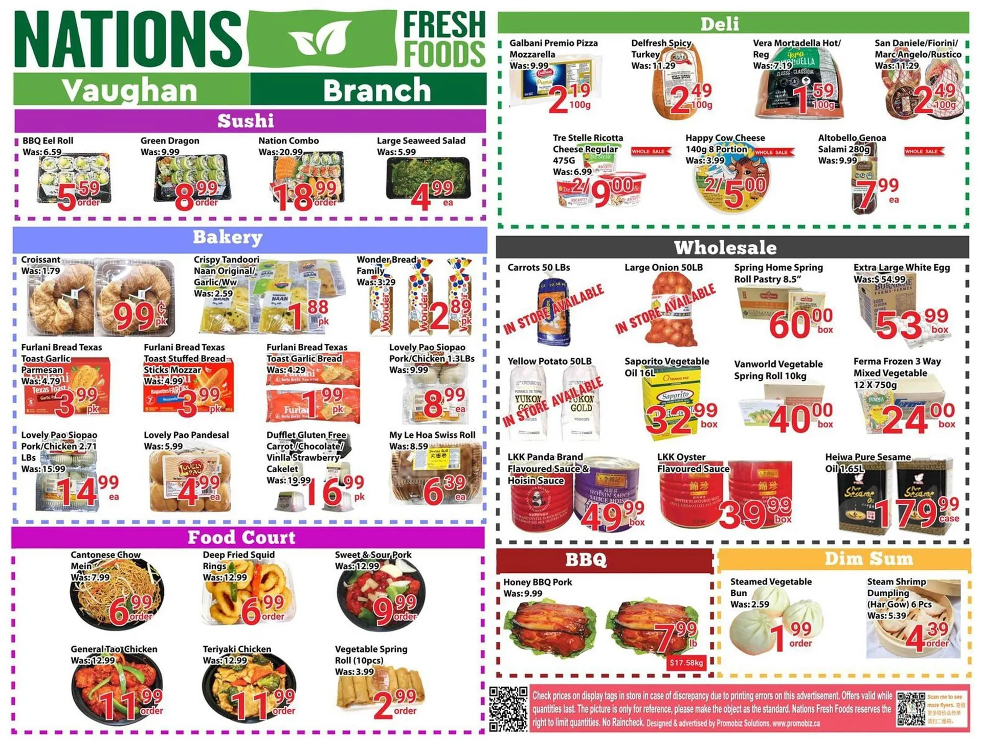 Nations Fresh Foods flyer from October 24 to October 30 2025 - flyer page 1